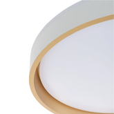 Plafon Okrągły Biało-złoty ?40cm 24W Abruzzo Sonata