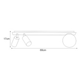 Lampa sufitowa K-4135 z serii ALBIO