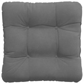 Poduszki na siedziska 4 pcs Ciemnoszary 40 x 40 cm