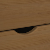 Rolkowa szafka 53 x 39 x 103 cm Lite drewno sosnowe