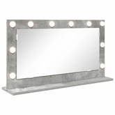 Lustro toaletowe Prostokątny Betonowy szary 80 x 45 x 18 cm