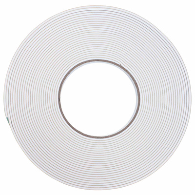 Taśma samoprzylepna z pianki 5 szt. Biały 10mm x 10m Pianka CR