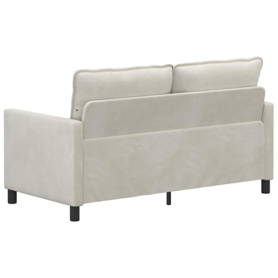 Sofa kremowy 156 x 81 x 87,5 cm Welur