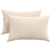 Poduszki na sofę 2 pcs Beżowy 60 x 40 cm tkanina