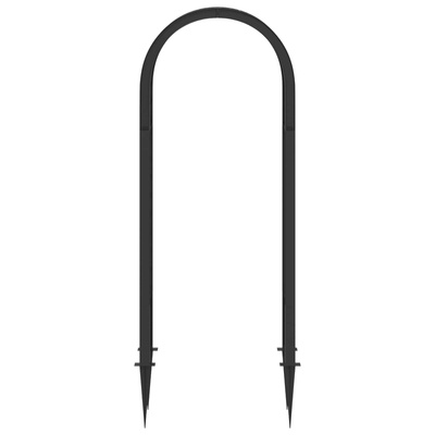 Różany łuk z kolcami antracytowy 97 x 43 x 218 cm PP