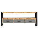 vidaXL Szafka pod TV, 130x30x50 cm, lite drewno mango
