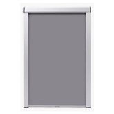 vidaXL Roleta zaciemniająca, szara, C02