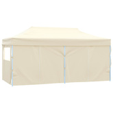 Namiot Imprezowy Kremowy 291 x 580 x 315 cm Materiał Oxford