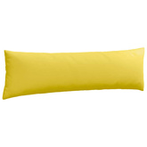 Poduszki na sofę 2 pcs Jasnożółty 145 x 40 cm tkanina