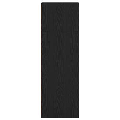 Highboard Czarny dąb 40 x 41 x 124 cm Drewno inżynieryjne