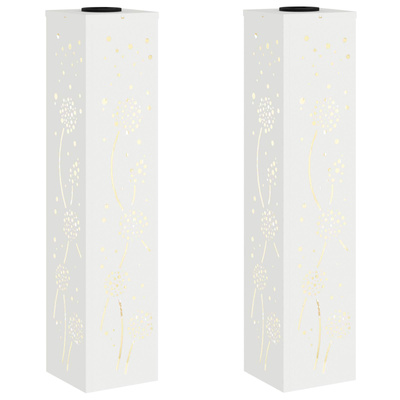 Słoneczna LED lampa na ścieżkę 2 pcs Biały