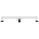 2 w 1 Odwodnienie prysznicowe Srebrny 80 cm Stal nierdzewna 304