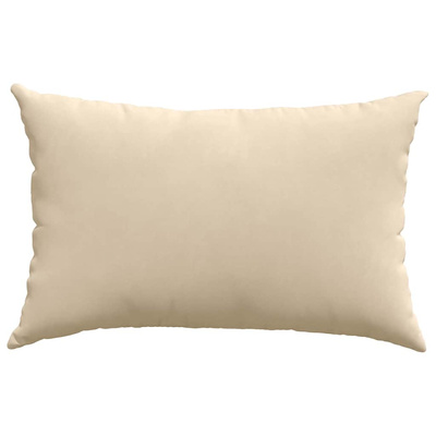 Poduszki na sofę 2 pcs Kremowy 60 x 40 cm tkanina