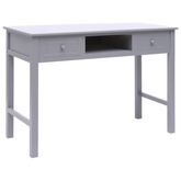 vidaXL Biurko, szare, 110 x 45 x 76 cm, drewniane