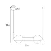Lampa wisząca K-5102 z serii PARVA