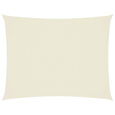 Prostokątny żagiel ogrodowy z tkaniny Oxford, 2x3 m, kremowy