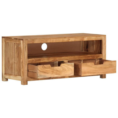 vidaXL Szafka pod TV, 88x35x40 cm, lite drewno akacjowe