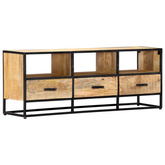 vidaXL Szafka pod TV, 120 x 30 x 45 cm, z litego drewna mango