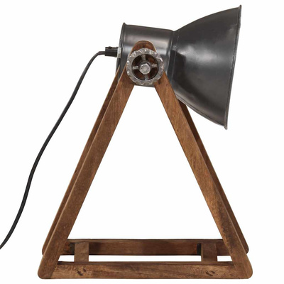 Lampa stołowa, 25 W, czarna, 30x17x40 cm, E27