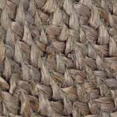 vidaXL Ręcznie robiony dywan z juty, okrągły, 210 cm, szary