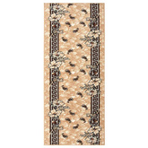 Chodnik dywanowy, BCF, beżowy, 100x250 cm vidaXL