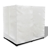 vidaXL Leżak ogrodowy z baldachimem, polirattan, czarny