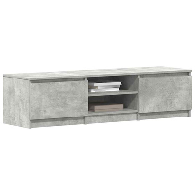 Szafka pod TV, betonowy szary, 140x40x35,5 cm