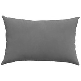 Poduszki na sofę 2 pcs Ciemnoszary 60 x 40 cm tkanina