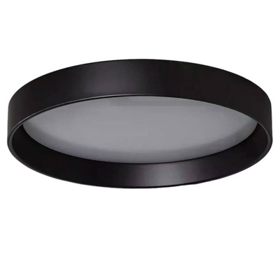 Plafon LED 31W Okrągły Czarny 3 Barwy Świecenia CCT Czarny 56cm Abruzzo Nero