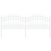 Ogrodzenie Ogrodowe KAMPEN 240 x 118 cm Stal Malowana Proszkowo