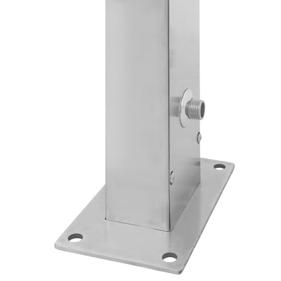 Prysznic ogrodowy ze stali nierdzewnej, prosty