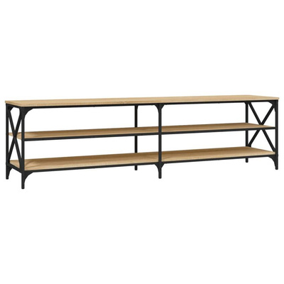 vidaXL Szafka pod TV, dąb sonoma, 180x40x50 cm materiał drewnopochodny