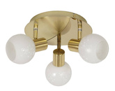 Lampa sufitowa Avila reflektor ze szklanymi kloszami regulowana 3-punktowa do kuchni