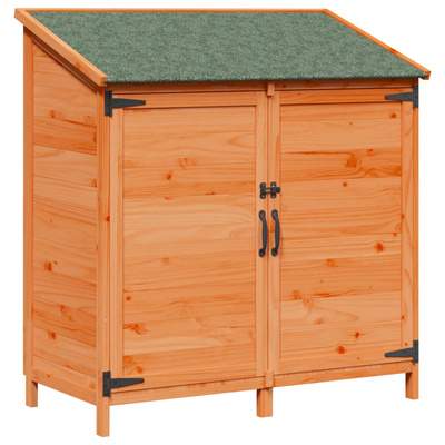 Shed ogrodowy brązowy 106,5 x 56 x 113,5 cm Drewno Świerkowe