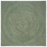 Dywany pokojowe Oliwkowy zielony 200 x 200 cm Juta