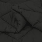 Kołdra na cały rok Czarny 140 x 220 cm Mikrofibra