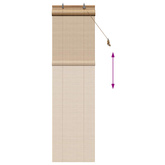 Roleta brązowy 50 x 220 cm Bambus