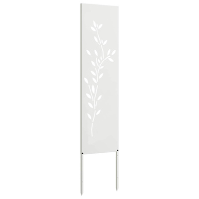 Ekran zapewniający prywatność w ogrodzie Biały 32 x 140 cm