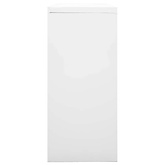 vidaXL Szafka z drzwiami przesuwnymi, szara, 90x40x90 cm, stal