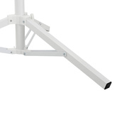 Stojak na parasol Biały Stal for 25-32 mm Pole