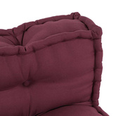 Poduszka do sofy paletowej 2 pcs Bordowy 120 x 80 x 38 cm