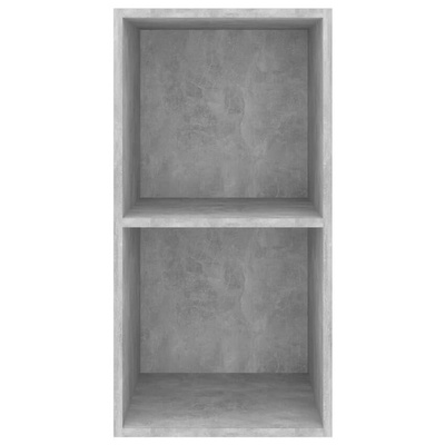 vidaXL Wisząca szafka pod TV, szarość betonu, 37x37x72 cm