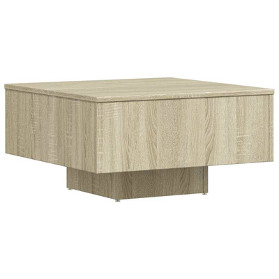 Stolik kawowy, dąb sonoma 60x60x31,5 cm materiał drewnopochodny