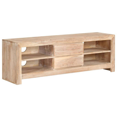 vidaXL Szafka pod TV, drewno akacjowe, 120 x 30 x 40 cm, jasnobrązowa