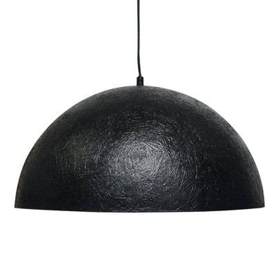 LAMPA wisząca nowoczesna eko skóra czarna