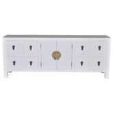 vidaXL Szafka pod TV, biała, 110x24x48 cm, materiał drewnopochodny