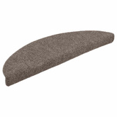 Maty na schody samoprzylepne 10 szt. 56x17x3 cm beżowe półokrągłe