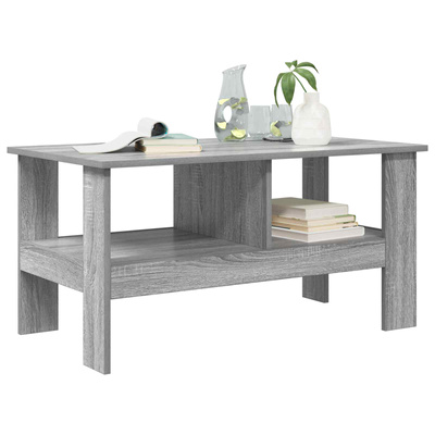 Stolik kawowy Szary Sonoma 90 x 50 x 45 cm Drewno inżynieryjne