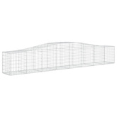 Kosze gabionowe, 20 szt, 400x50x60/80 cm, galwanizowane żelazo