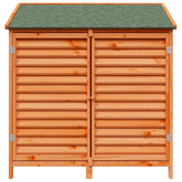 Shed ogrodowy brązowy 106 x 56 x 113,5 cm Drewno Świerkowe